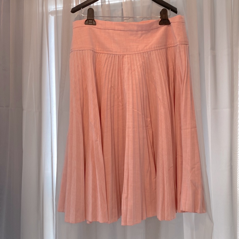 Salmon Accordion skirt